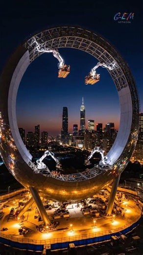 The Infinite Loop Tower is blowing my mind right now 😱#architecture #YouTubeShorts #ShortsFeed