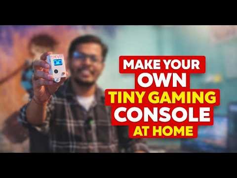 DIY Tiny Gaming Console with ESP32 C3 + OLED | Make Your Own Handheld Game