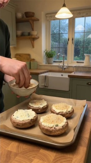 I Stuffed Mushrooms With CHEESE… 🤯🍄