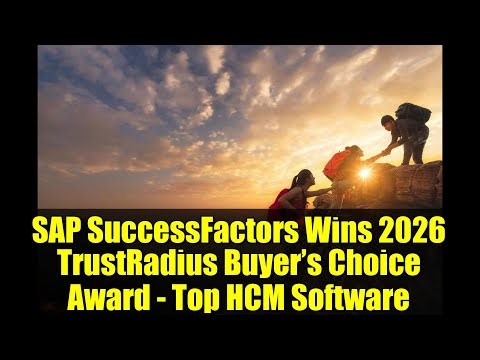 SAP SuccessFactors Wins 2026 TrustRadius Buyer’s Choice Award - Top HCM Software