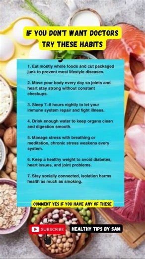 7 Healthy Habits to Avoid Doctors | Natural Wellness Tips