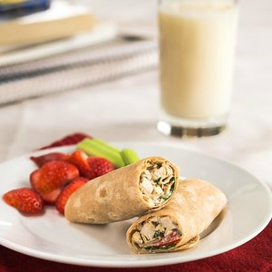 Healthy Whole Grain Chicken Wraps And Pinwheels