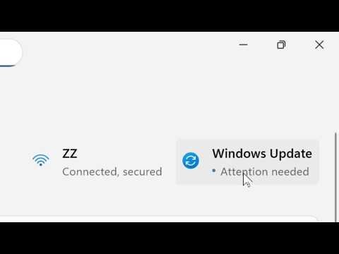 Windows Update Attention Needed FIX