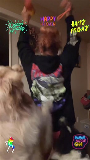 Happy Halloween 🎃 dance party! 🐶💕 💃 | Bethany Werner-mott
