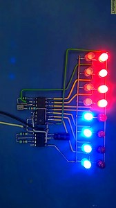 Amazing LED Chaser Circuit using 555 #chaser #chasers #flasher #diyelectronic | Electric 2.0
