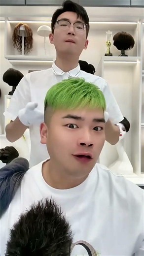 Wig on vs. wig off – the glow-up is real #CustomWig #tócgiảnam #tócgiả #メンズウィッグ #ウィッグ