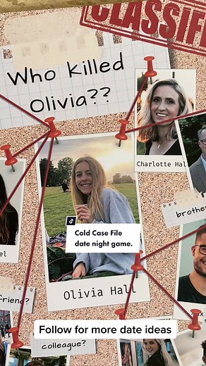 Unique Date Night Ideas: Cold Case File Detective Drama Game