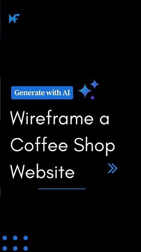 Wireframe a Coffee Shop Website with AI |MockFlow AI