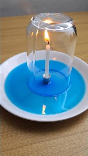 Candle vacuum Experiment! 🤯 #ScienceeFair #shorts #magic #experiment #diy #viral #homescience