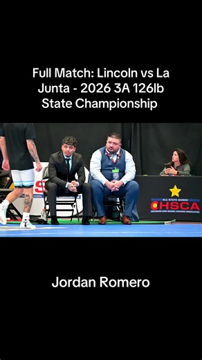 Watch the full match for the 2026 CHSAA 3A State Championship Jordan Romero vs Jordan Gamez #wrestling #highschool #denver