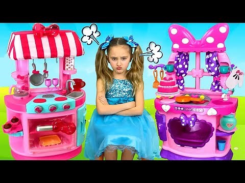 Sasha Chooses Profession and Сooks with Kitchen Toy Set