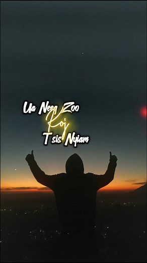 Neeg Zoo Koj Tsis Nyiam - Hmong Karaoke Music