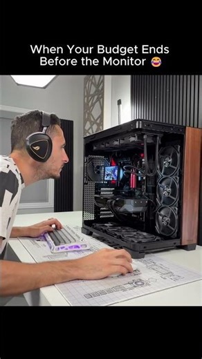 When Your Budget Ends Before the Monitor 😂