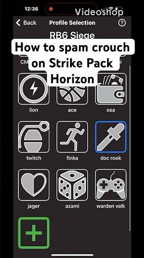 How to set up spam crouch on Strike Pack Horizon