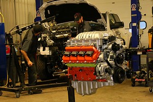 Ultimate Mopar Swap- Installing a 700hp Hellcat Crate Engine in a 2017 Ram Rebel