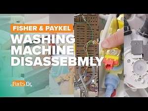 Fisher & Paykel Washing Machine Disassembly – Model # WL42T26DW1-96178A