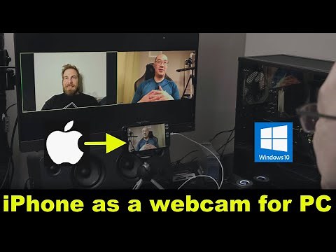 Using your iPhone as webcam on Windows PC for Zoom Video Conferencing | epoccam app tutorial