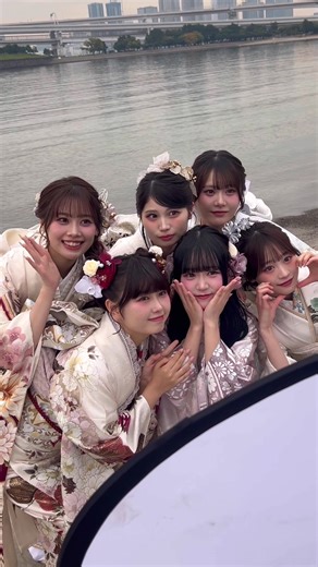 CM撮影の裏側で振袖の魅力を堪能🎥🩵