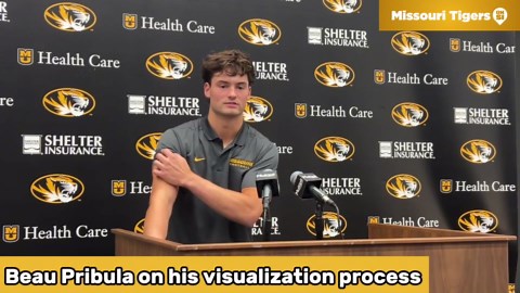 Mizzou QB Beau Pribula on his Visualization Process