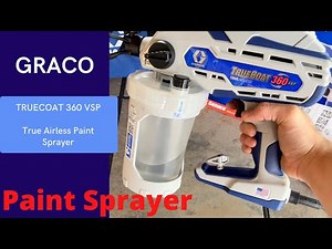 Graco TrueCoat 360 VSP Electric Sprayer Unboxing, How To Use and Review