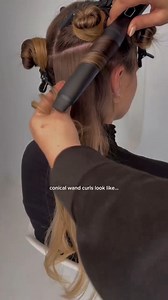 Meet the new chronos curve conical wand – crafted with a sleek 28–23mm tapered barrel to create effortless beachy waves, or glossy, glamorous curls. ✨ Not sure which curler is right for you? Take the quiz: https://bit.ly/44SLRwb #goodhairday #ghdchronoscurve #curls | ghd