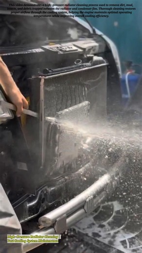 High-Pressure Radiator Cleaning | Fast Cooling System Maintenance