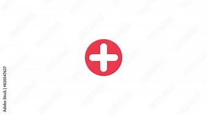 First aid icon, Round shape plus hospital icon, medical icon, health medical Logo, medical logo.