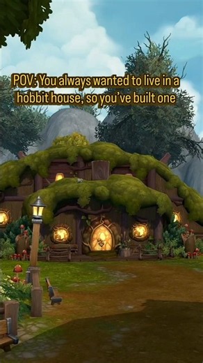 WoW Housing | Hobbit hut exterior