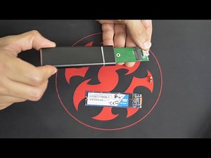 How to install M.2 SSD into NGFF Portable SSD Enclosure (NOT NMVe)