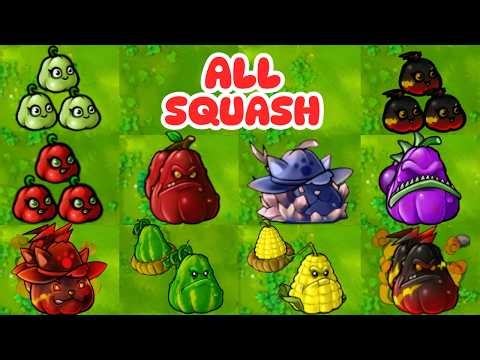 PVZ 1 Fusion 3.5 Challenge-ALL SQUASH | Ultimate Peashooter