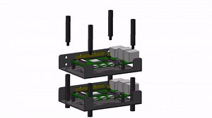 Semi-Enclosed Enclosure Kit for Raspberry Pi BeagleBone Arduino UNO Mega