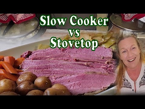 Guinness Beer Corned Beef & Cabbage Recipe with Potatoes and Carrots for St Patricks Day Meal