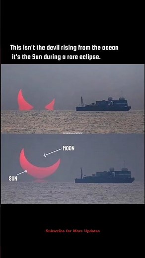 Devil Horned Sunrise? 🌅 Not What You Think.