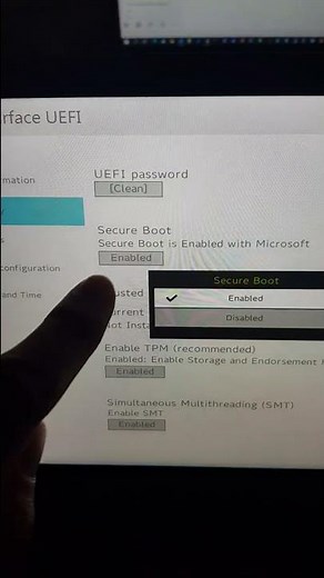 Boot from USB stick Surface Go 2