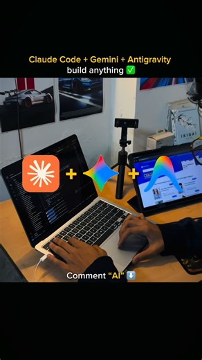 Dusyant Kumar on Instagram: "Comment “AI” to get the full Vibe Coding Setup Guide (PDF) 🚀 Nobody tells you this about vibe coding that actually ships… Most people generate random code and never launch. This setup shows how to plan with Gemini, build with Claude Code, and ship using Antigravity — the way real AI products are built in 2026. This guide will help you avoid beginner mistakes, build faster, and turn demos into real, shipped products. . . [ Learn how beginners and solo builders use Cl