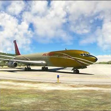 Boeing 707 Epic Takeoff in MSFS 2020 | Vintage Jet Power | 4K UHD | MSFS