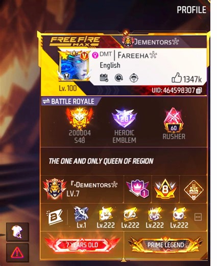 DMT Fareeha Achieves 200K Rank Score in Free Fire