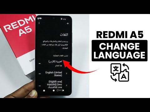 How to Change Language in Redmi A5 - Language Settings
