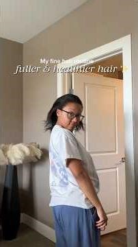 My fine hair routine fuller & healthier hair ✨