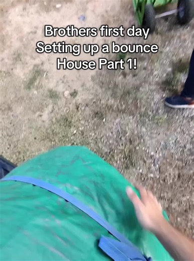 Setting Up a Bounce House: Andy's First Experience