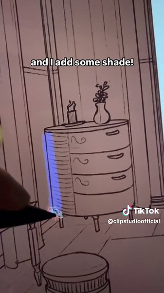 Clip Studio Paintで背景を効果的にシェードする方法