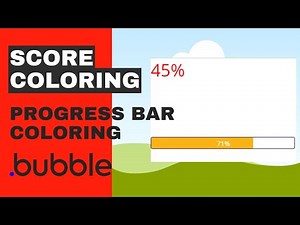 Master Conditional on Bubble.io | Part 1 - Formatting colors for Numbers and Progress Bars