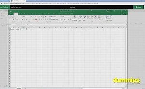 Creating Worksheets with Excel Online