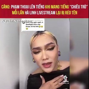 1.3M views | Phạm Thoại lên tiếng khi mang tiếng "chiêu trò" mỗi lần Hà Linh livestream lại bị réo tên Nguồn: Norinpham | Model Kid Vietnam | Facebook