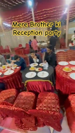 Mere Brother and uski Dulhan ki Reception party| Too much fun #indian #wedding #shorts