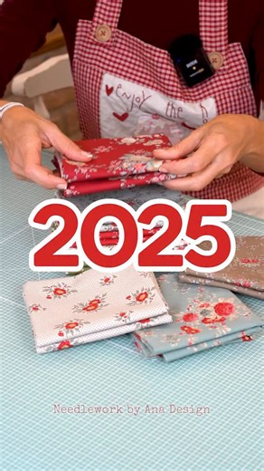 7.6K views · 250 reactions | ✨ 2025 en puntadas, ideas y mucha ilusión ✨ Cada proyecto ha sido una historia, cada costura un paso más. Gracias por acompañarnos en este año tan creativo y lleno de retos. Que el 2026 venga cargado de nuevas ideas, más telas, más sueños y mucha creatividad. 懶 Feliz Año Nuevo 懶 #needleworkbyanadesign #costura #patchwork #costuracreativa #costurafacil | Needlework by Ana Design | Facebook