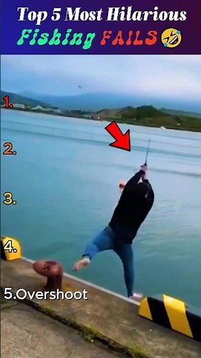 Top 5 Most Hilarious FISHING FAILS🤣😜 #shorts #funny