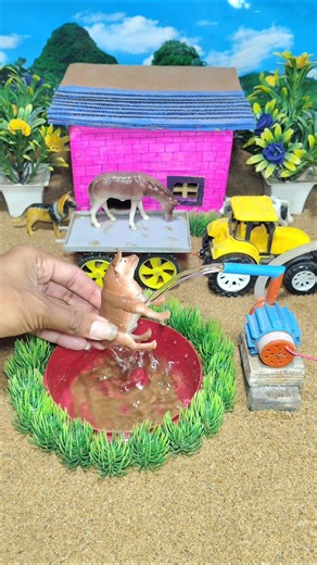 Diy tractor video mini water pump science project #diykisanfarm #tractor​ #youtubeshorts 786