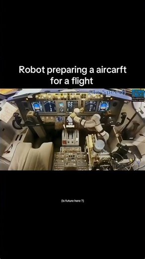 A Robot Takes Control of the Cockpit #Shorts #Cockpit #FutureOfFlight #Technology #AI #AvGeek