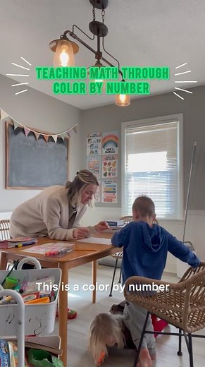 Math Lesson: Color by Number ➕➖ #homeschooling #mathematics #homeschoolmom